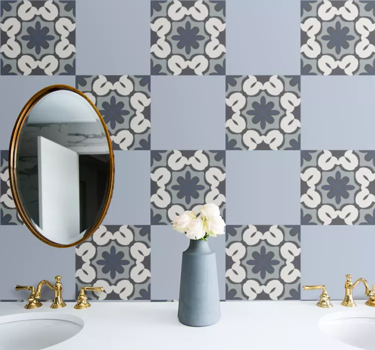 Fliesenaufkleber elegantes geometrisches muster - TenStickers