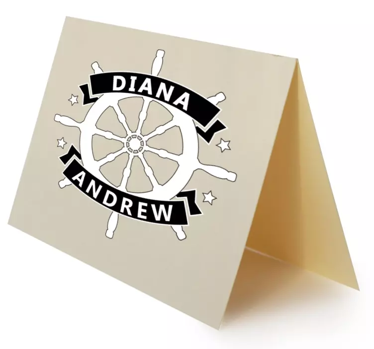 Wandtattoo Welt personalisierter name und radkunst - TenStickers