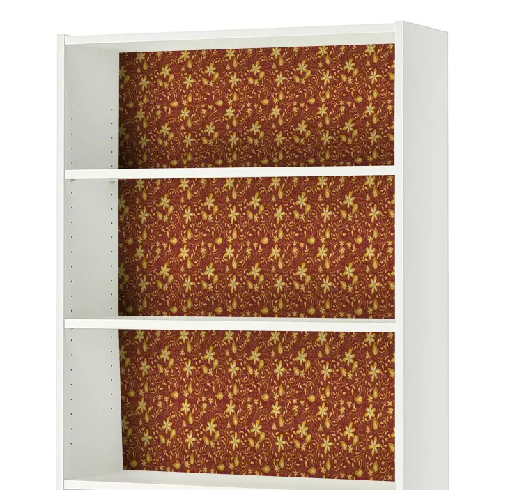 Wandtattoo Wohnzimmer Barock Muster - TenStickers