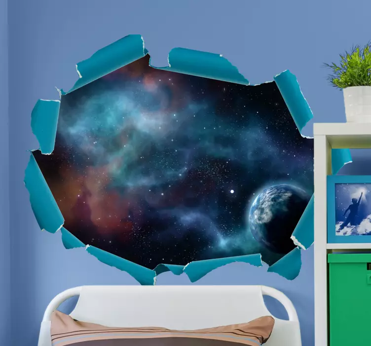 Wandtattoo Wohnzimmer kosmische universumszene - TenStickers