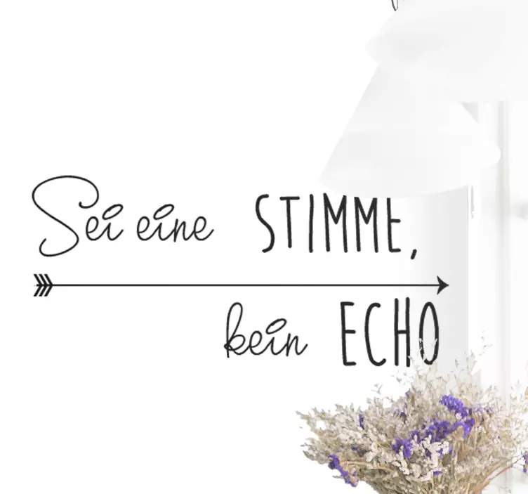 Wandtattoo Wohnzimmer Wandspruch Selbstbewusst - TenStickers