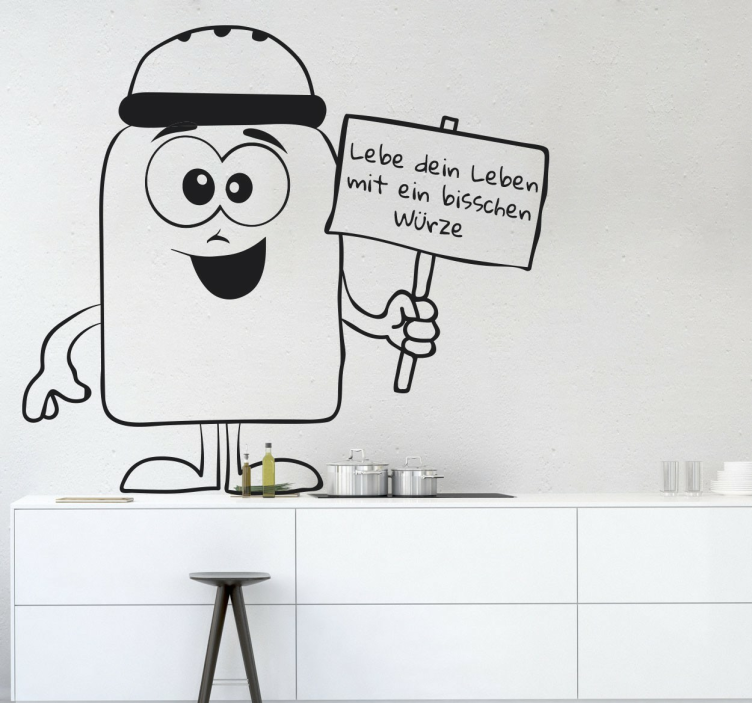 Würze dein Leben Wandtattoo Küche - TenStickers