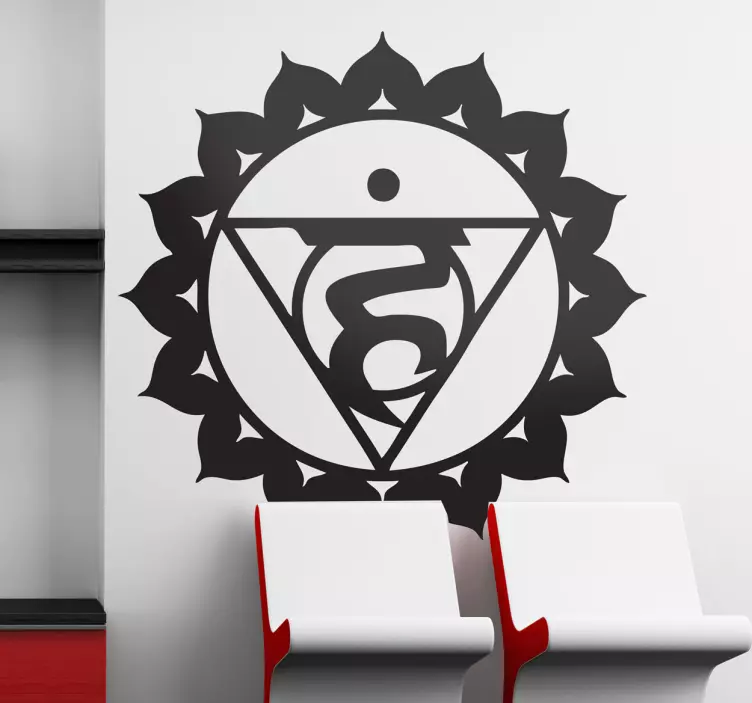 Wandtattoo Zeichen Chakra visuddha - TenStickers