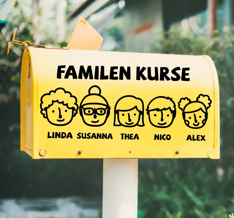 Wandtattoo Zitat familienspaß-personalisierung - TenStickers