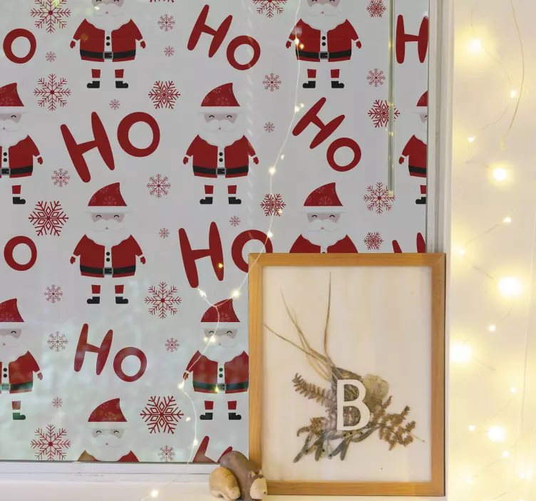 Weihnachtsaufkleber mit weihnachtsmann figuren - TenStickers