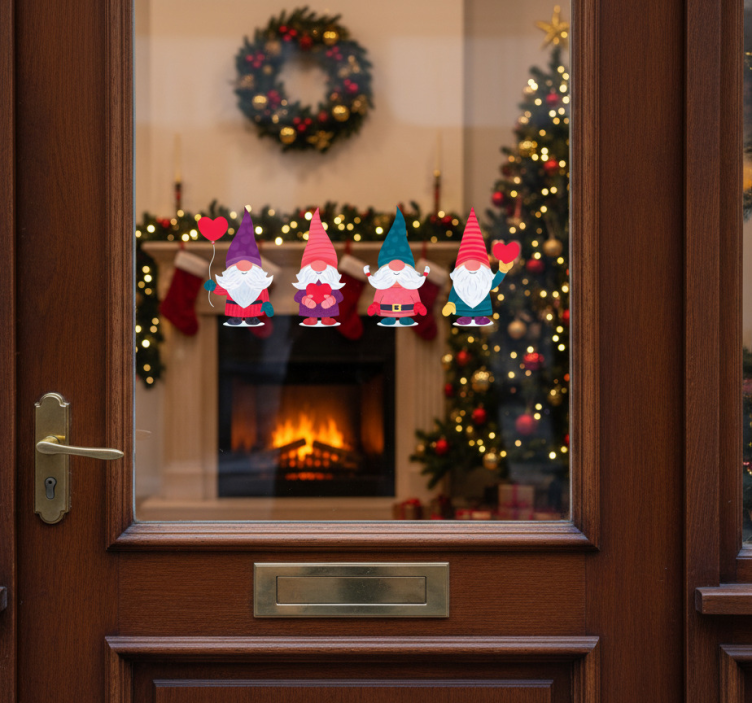 Weihnachtsaufkleber weihnachtselfen - TenStickers