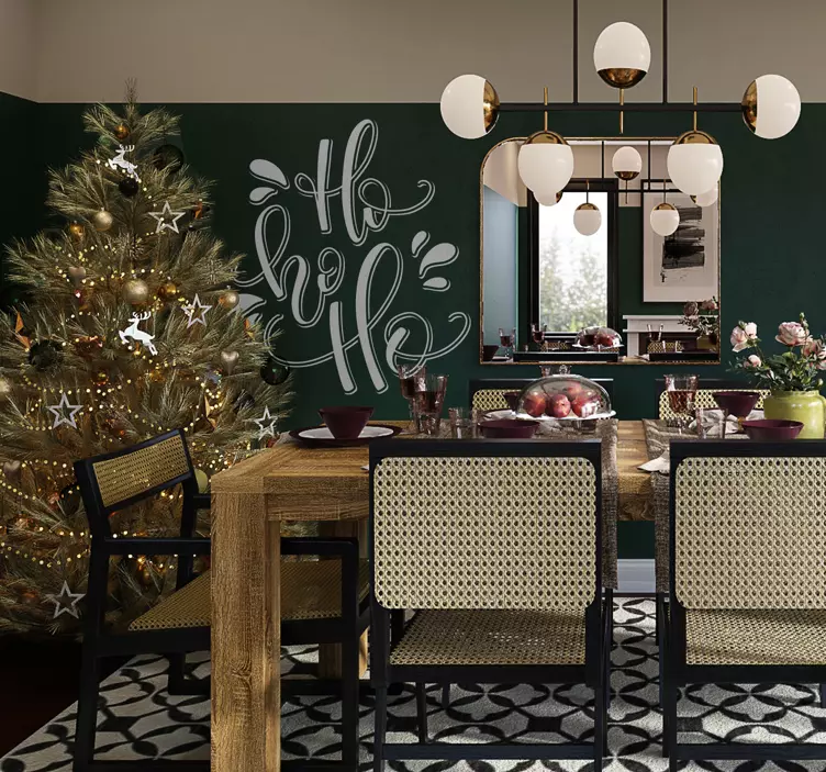 Weihnachtssticker Weihnachten HoHoHo - TenStickers