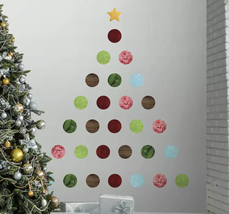Weihnachtssticker weihnachtsbaumschmuck - TenStickers