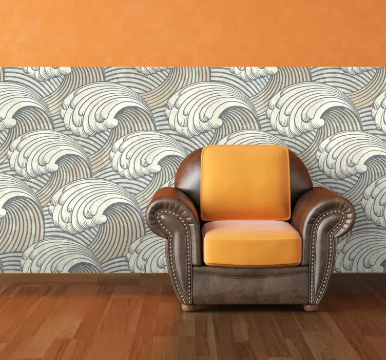 Welle Vinylaufkleber vielseitig - TenStickers