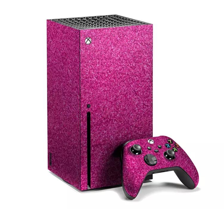 Xbox Aufkleber Magenta Glitzer - TenStickers