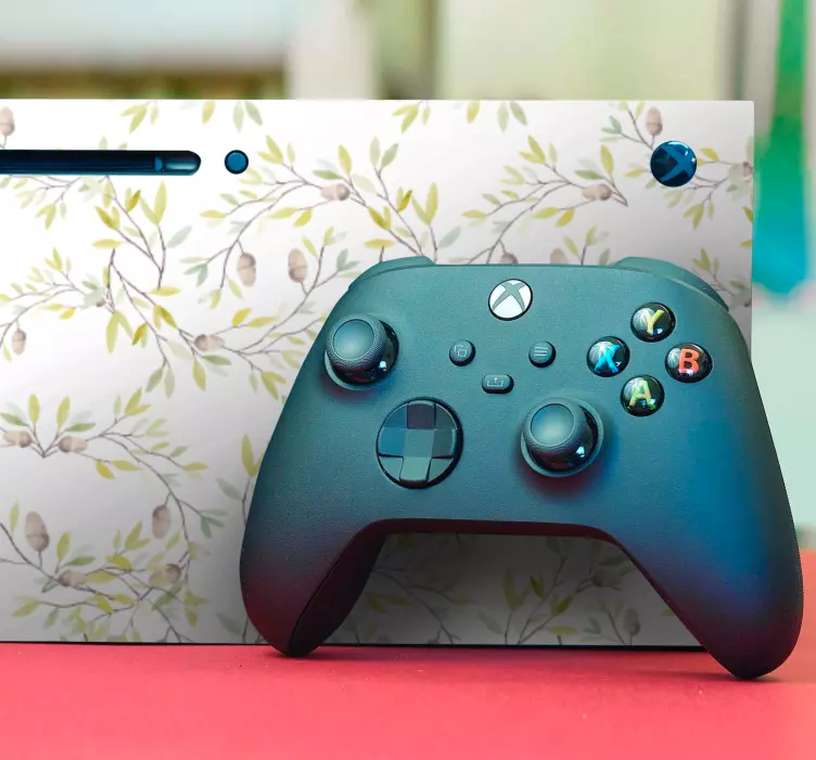 Xbox Skin florales rankenmuster - TenStickers