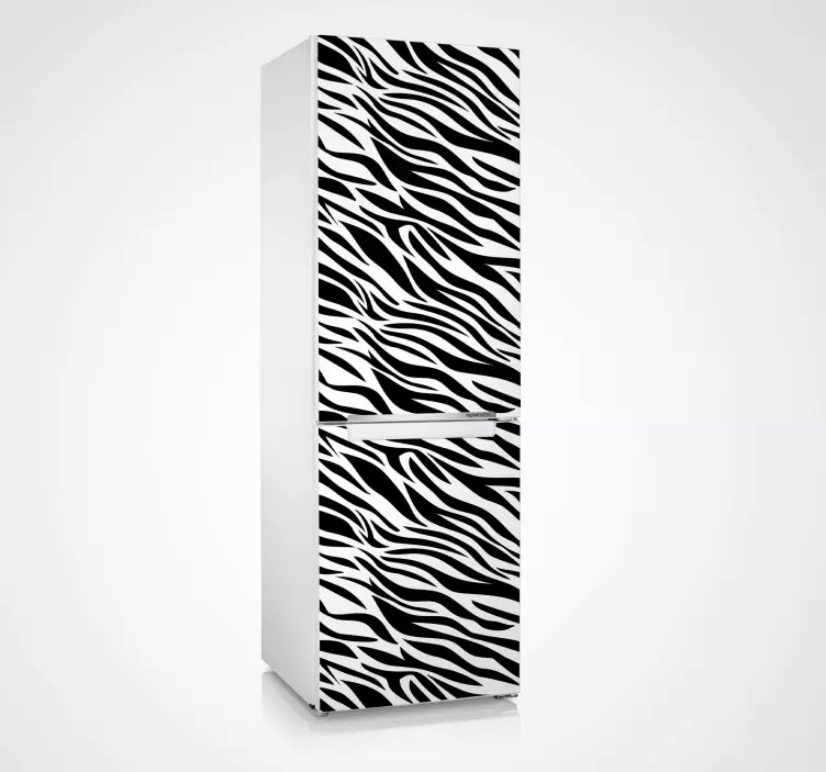 Zebra Kühlschrank Aufkleber - TenStickers