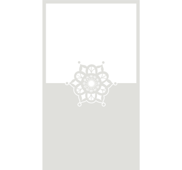 Fensteraufkleber mandala-design - TenStickers