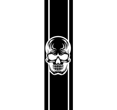Autoaufkleber streifen mit totenkopf - TenStickers