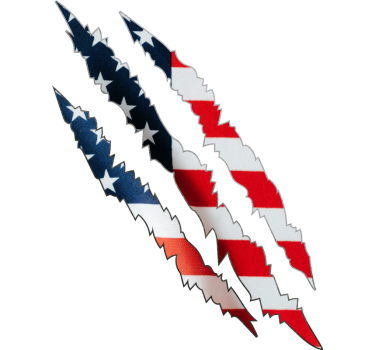 Autoaufkleber USA-Flagge - TenStickers