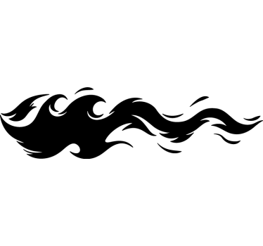 Autoaufkleber Flammenwelle - TenStickers