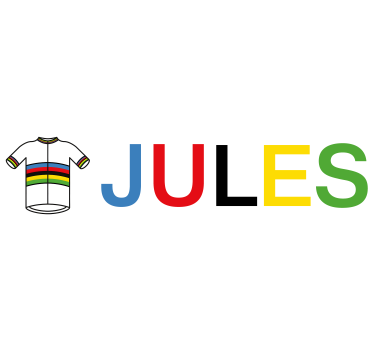 Fahrrad Aufkleber radtrikot weltmeister - TenStickers
