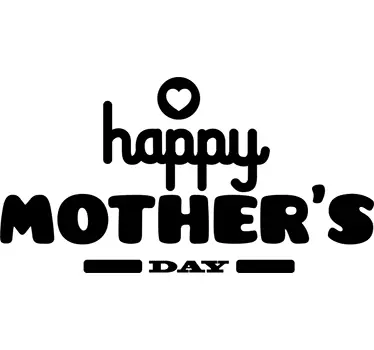 Wandtattoo Happy Mother's Day - TenStickers