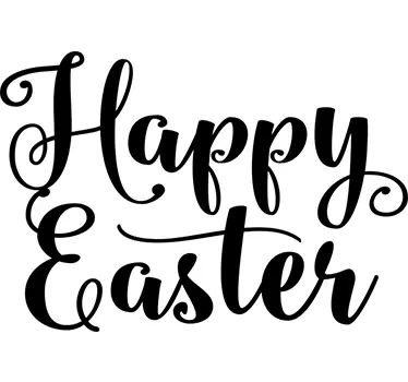 Sticker Ostern Happy Easter - TenStickers