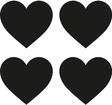 Sticker Valentinstag herzpackung - TenStickers