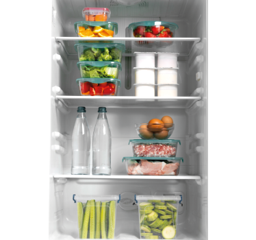 Folie Kühlschrank volles gesundes essen - TenStickers