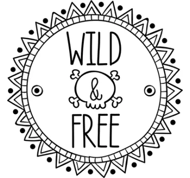 Wandtattoo Mandala Wild Free - TenStickers