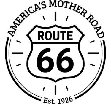 Wandtattoo route 66 Mother Road - TenStickers