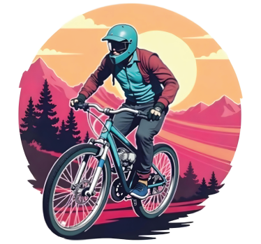 Fahrrad Aufkleber lustiger sommer - TenStickers