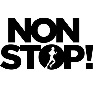Wandtattoo Non Stop - TenStickers