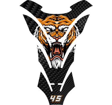 Motorrad Aufkleber tiger - TenStickers