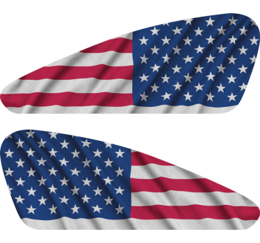 Motorrad Aufkleber sportster mit usa-flagge - TenStickers