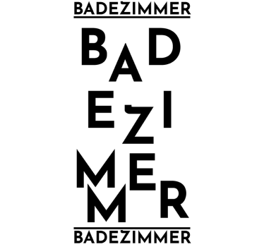 Wandtattoo Badezimmer vertikales badezimmer - TenStickers