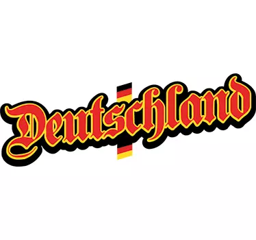 Deutschland Wandtattoo - TenStickers