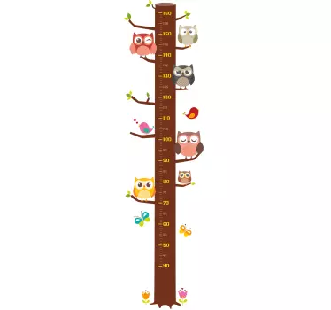 Wandtattoo Maßband Vögel - TenStickers