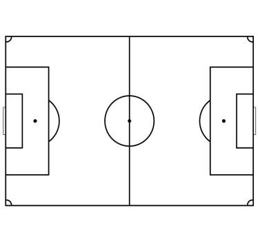 Whiteboard Folie fußball - TenStickers