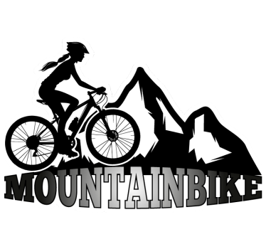 Fahrrad Aufkleber mountainbike - TenStickers