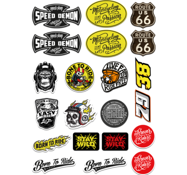 Motorrad Aufkleber original-bombenpaket - TenStickers