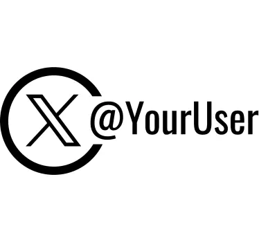Twitter Symbol Aufkleber für Ihr Geschäft - TenStickers