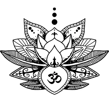 Wandtattoo Lotusblume - TenStickers