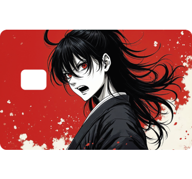 Kreditkarte Aufkleber anime-charakter - TenStickers