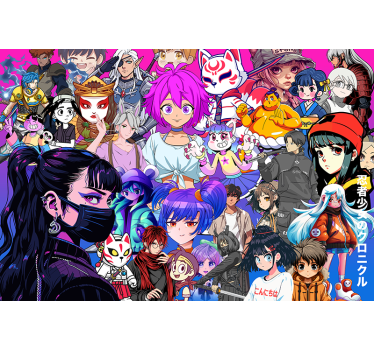 Laptop Aufkleber anime-charaktere - TenStickers