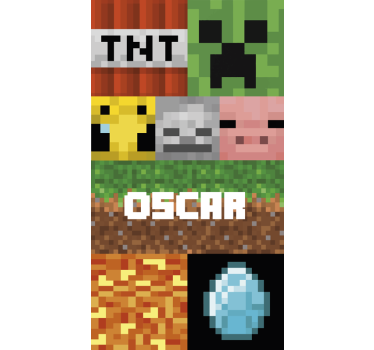 Möbelfolie geometrisches gaming-muster - TenStickers