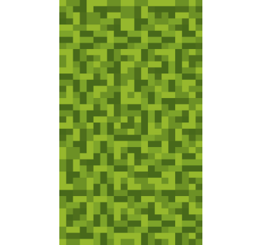 Möbelfolie grünes quadratisches gaming-design - TenStickers