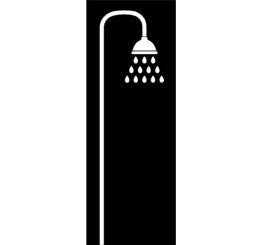 Duschkopf Symbol Folie Duschkabine - TenStickers