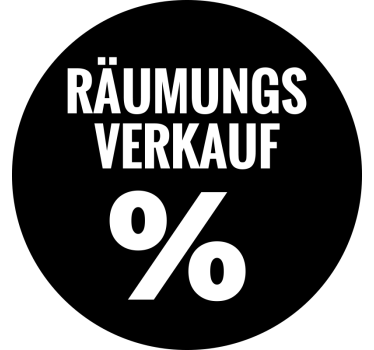 Schaufenster Folie ausverkauf vitrine - TenStickers