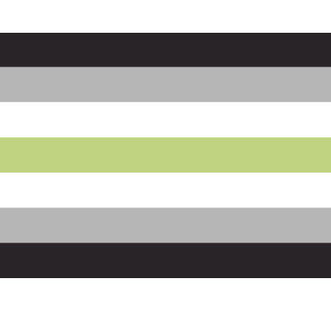 Autoaufkleber agender-flagge - TenStickers