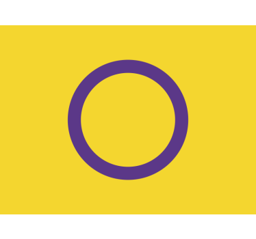 Autoaufkleber intersexuelle flagge - TenStickers