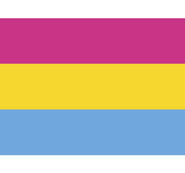 Autoaufkleber pansexuelle flagge - TenStickers