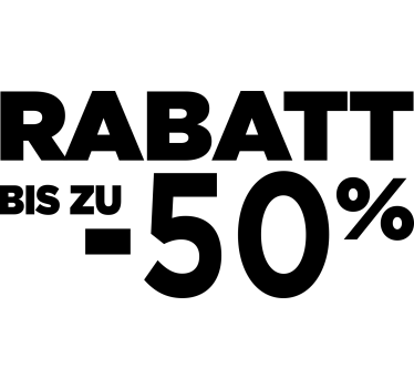Rabatt Aufkleber großer Preisnachlass - TenStickers