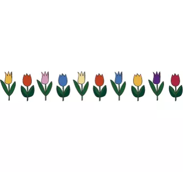 Aufkleber Tulpen - TenStickers